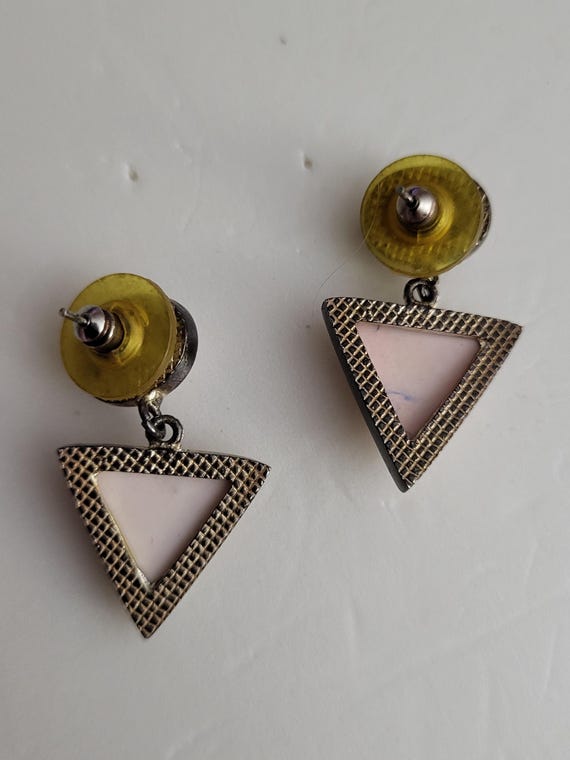 Pretty triangle dangle earrings. - image 5