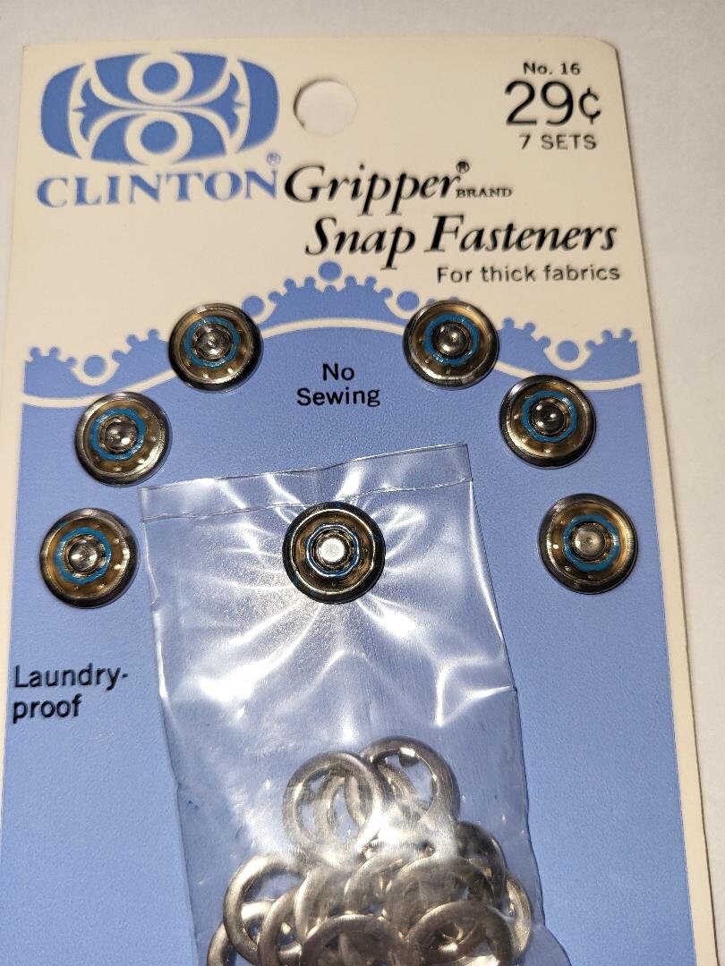 Vintage Scovill Snap Fasteners Etsy