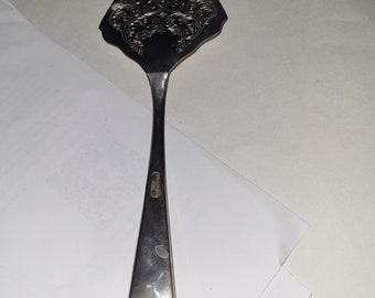 Silverplate Cake or pie server marked Italy