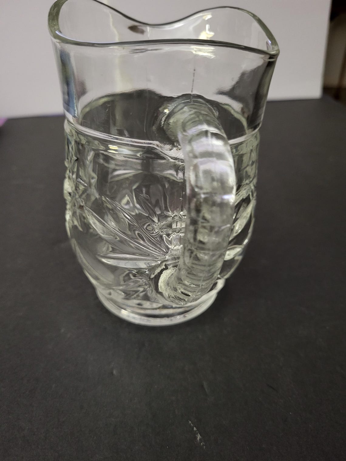 Clear Pitcher With a Star Design - Etsy