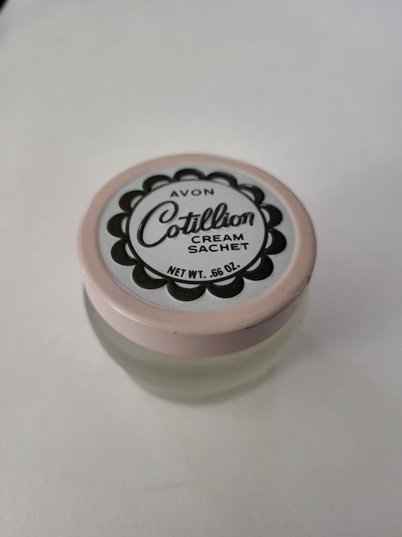 Avon cotillion cream sachet jar only