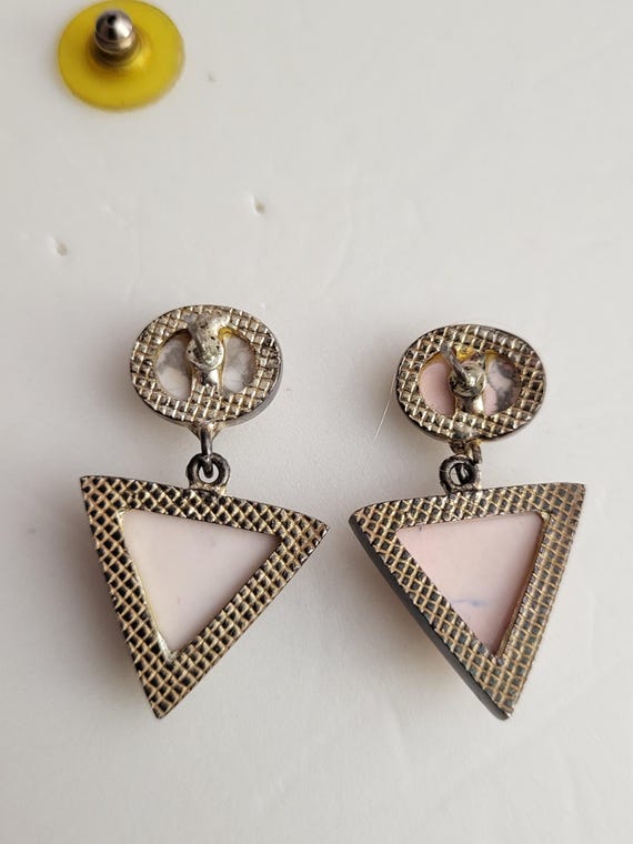 Pretty triangle dangle earrings. - image 6