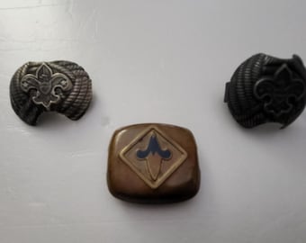 Scout neckerchief clips: YOU CHOOSE