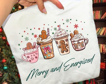 Weihnachts-PNG im Preppy-Stil, Weihnachts-PNG, Weihnachts-Sublimationsdruck, Retro-Weihnachts-PNG, Feiertags-PNG, Weihnachtskaffee-PNG (Digitaler Download)