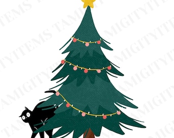 Christmas Cat PNG, Holiday Shirt Design, Christmas png, Christmas Shirt Design, Christmas(Digital Download)