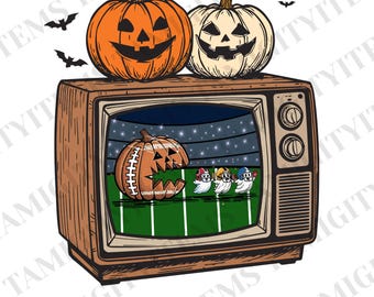 PNG de Halloween, PNG de temporada espeluznante, PNG de fútbol, PNG de calabaza, PNG de Halloween, Halloween, Diseño de Halloween, PNG (Descarga digital)
