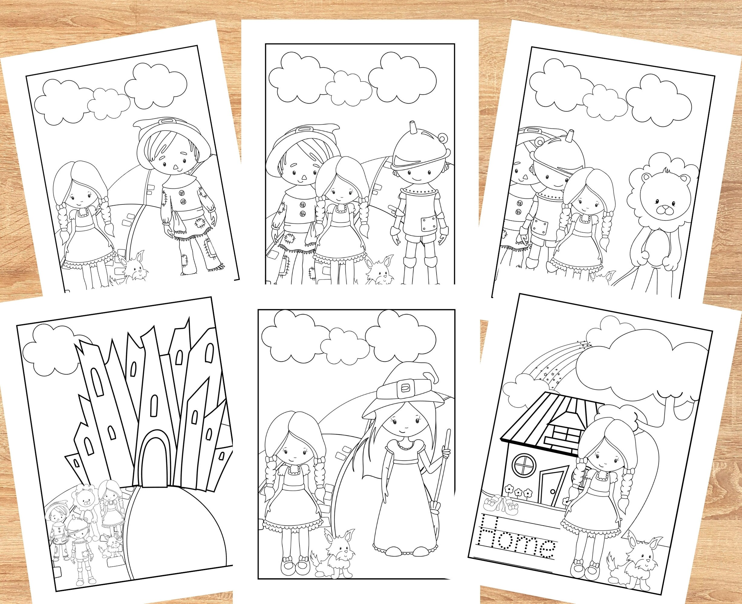 15 the Wizard of OZ Coloring Pages, Printable Kids Coloring Pages ...