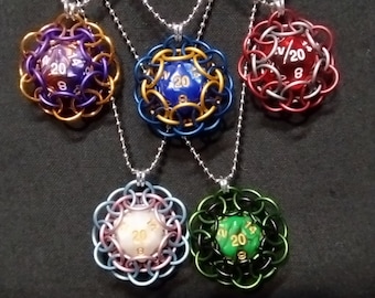 D20 Pendant with removable D20