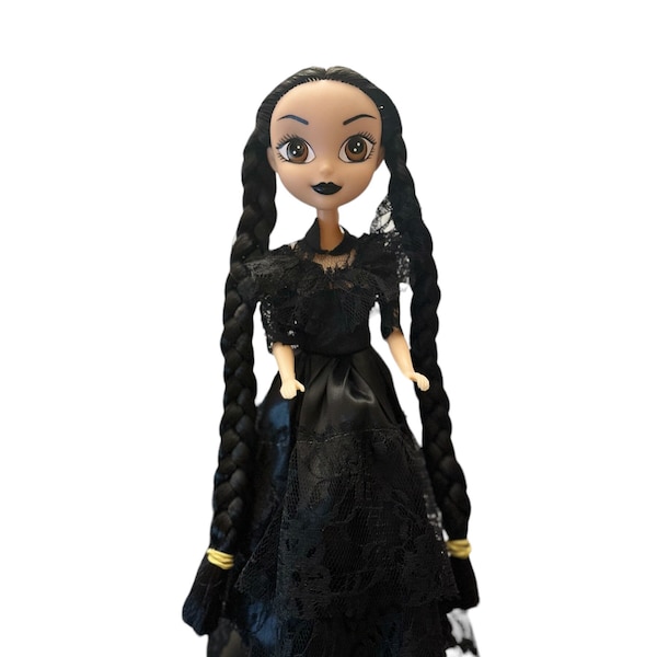 Wednesday Addams/Wednesday doll/Merlina Addams Doll/ Mexican Doll Merlina/collection doll/Unique Gift/Trend