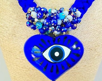 Heart Necklace/Handmade Necklace/ Heart Necklace/Gift Original/ Gift for women/Unique Gift/