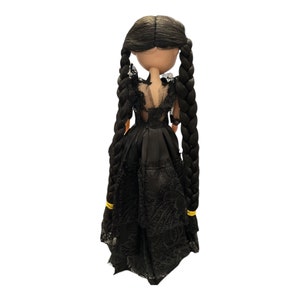 Wednesday Addams/Wednesday doll/Merlina Addams Doll/ Mexican Doll Merlina/collection doll/Unique Gift/Trend image 2