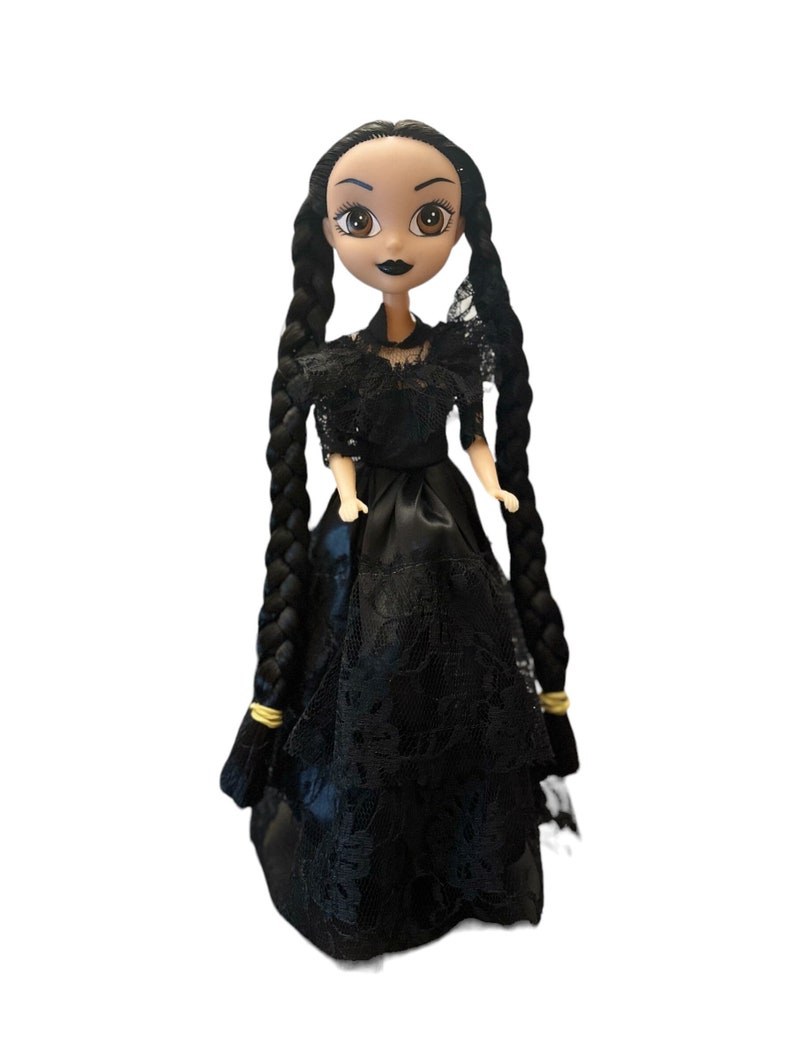 Wednesday Addams/Wednesday doll/Merlina Addams Doll/ Mexican Doll Merlina/collection doll/Unique Gift/Trend image 1
