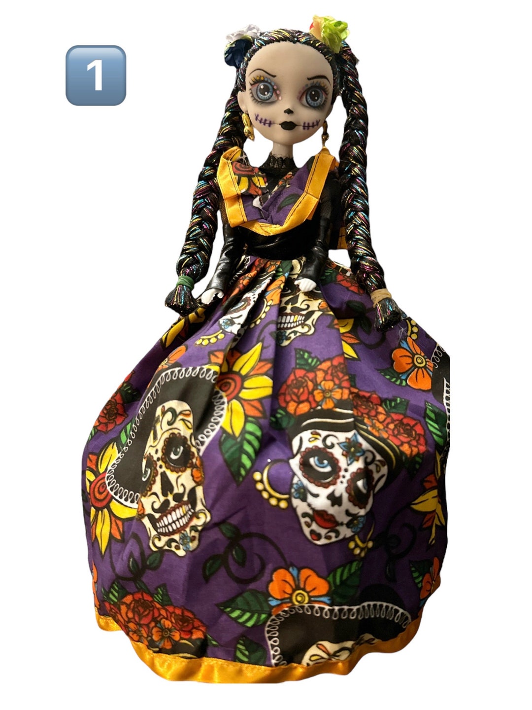 Catrina Doll Mexican Catrinas-halloween /monster Doll/gothic - Etsy
