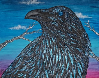 Raven Painting