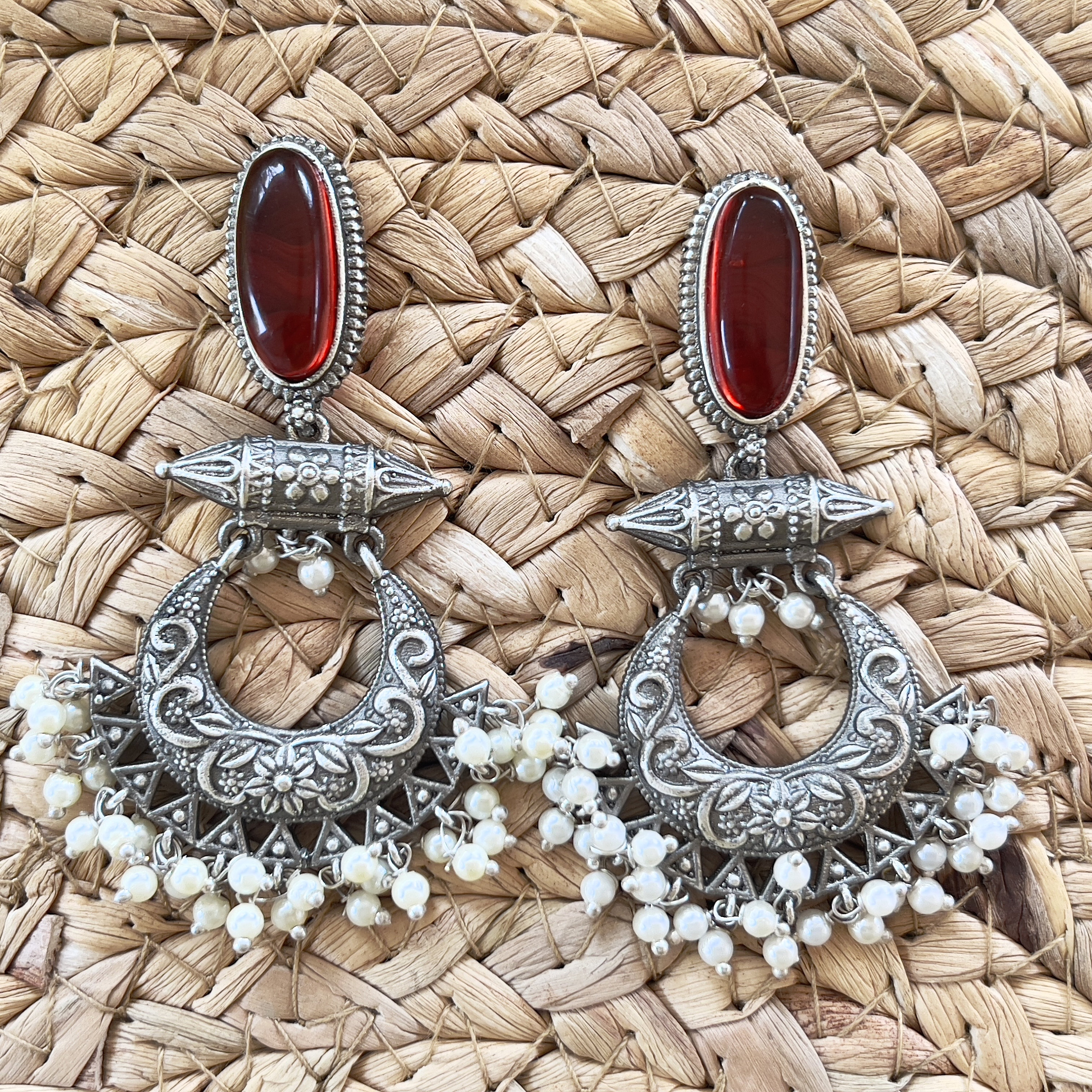 Earrings for red kurti online