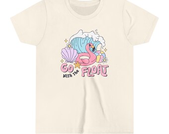 Go With The Float - Jugend Kurzarm T-Shirt