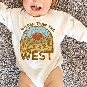 BOYS ROMPER WHITE COWBOY PRINT – Frost Ranch Wear