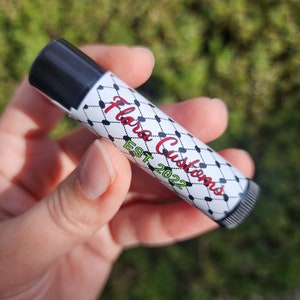 Keffiyeh chapstick | Palestine chapstick | Palestine accessories | Falasteen | Palestine gifts | Watermelon flavor chapstick | فلسطين