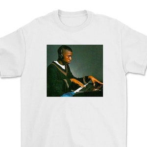 Young Kanye West Playing The Piano T-shirt