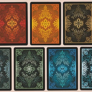 Natural Disasters – Complete Set of Seven Modern Poker Size Swap Playing Cards MINT