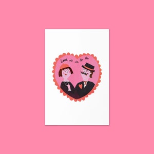 Carte de vœux love