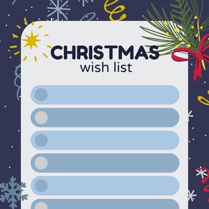 Letter to Santa, Letter to Santa Template, Letter to Santa Printable, Dear Santa, Dear Santa Letter, Christmas List, Christmas Wish List