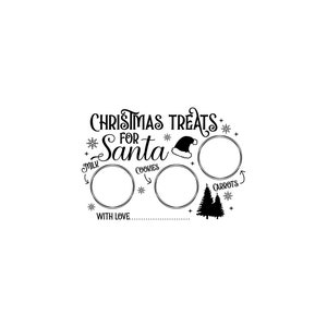 Dear Santa Tray SVG Bundle, Christmas SVG, Santa Tray SVG, Santa Plate svg, Santa Milk Cookies svg, Cookies for Santa svg, wortel svg Cricut