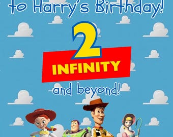 Editable Toy Story Birthday Welcome Sign (Digital Download)