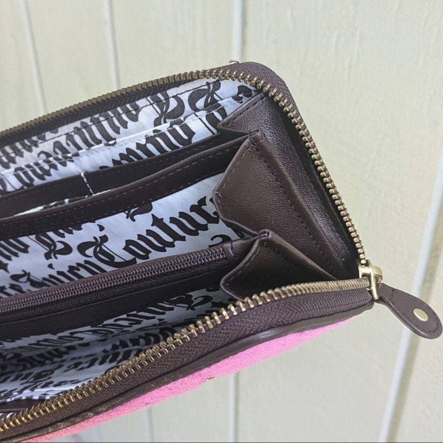 【JICHOI】24fw JX VELOUR WALLET JX VELOUR WALLET (BLACK) - JICHOI