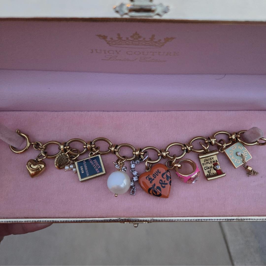 Juicy Couture Y2K Graduation 2010 Limited Edition Goldtone Vintage