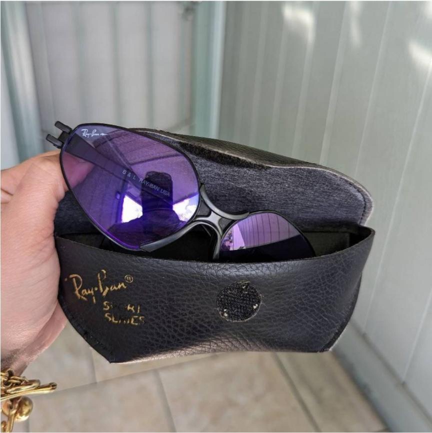80s Ray-ban B&L Sport Series 1 Purple Chromax A-30 Sunglasses - Etsy