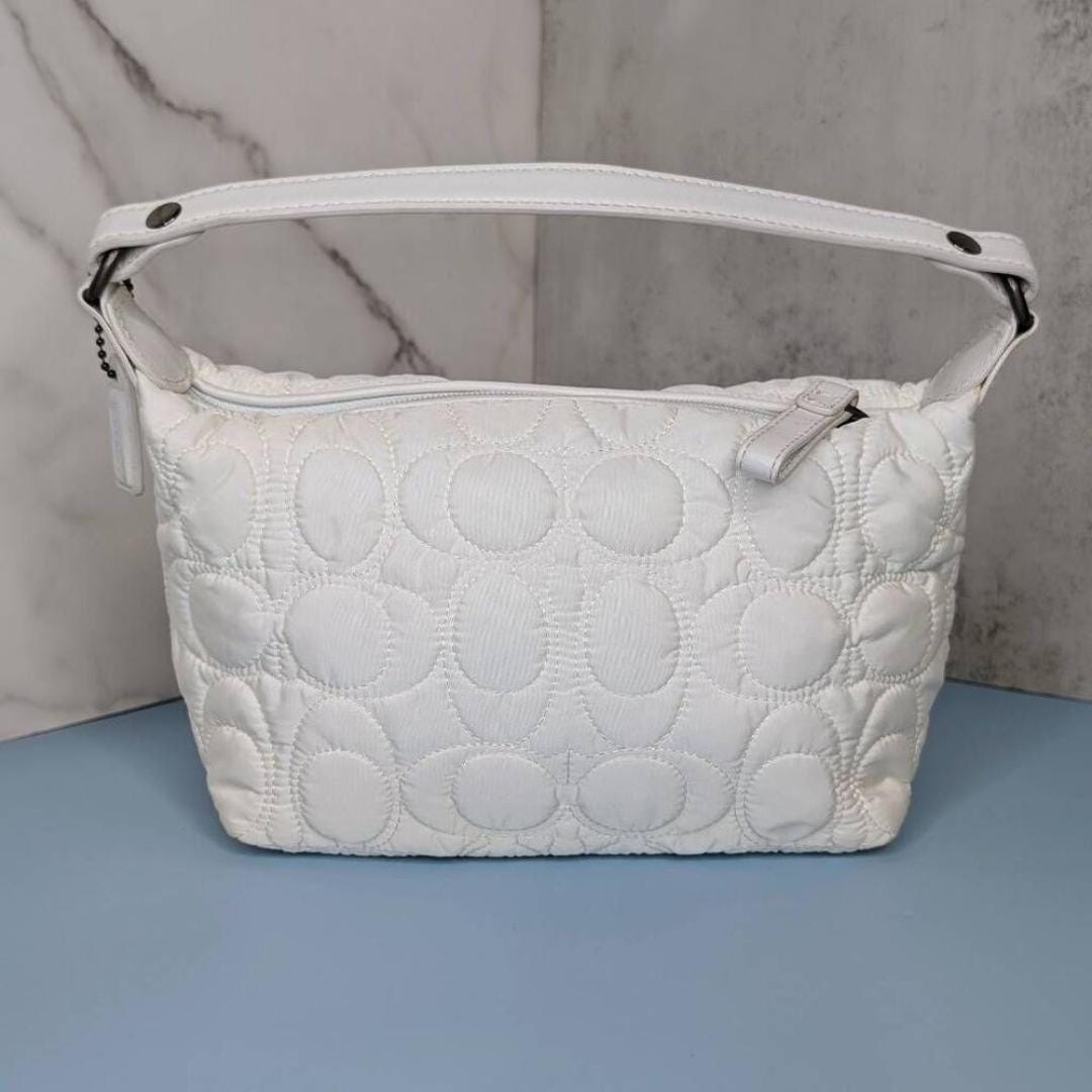 バッグ Coach Soho White Signature Shoulder Bag COACH® Outlet | Soho Bag 25 In Signature Jacquard