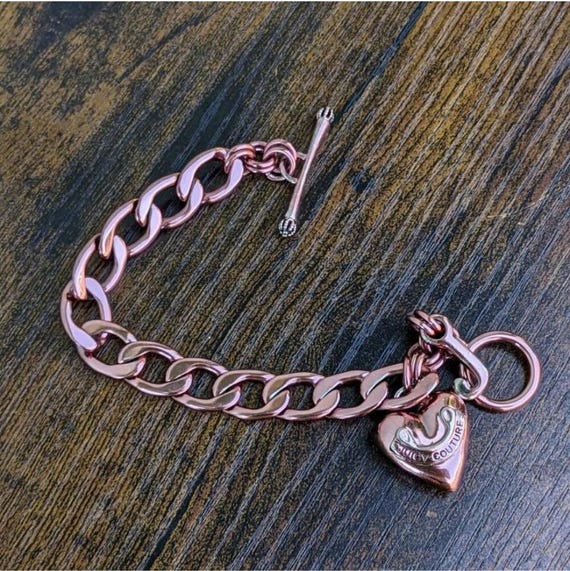 Bracelet Vintage Juice Couture 2001 – Breloque Dorée édition Limitée – Bijou Rétro Charmant