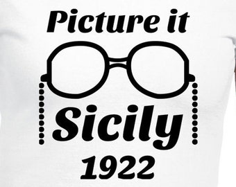 Picture It Sicily 1922 Cut Files | Cricut | Silhouette Cameo | Svg Cut Files | Digital Files | PDF | Eps | DXF | PNG | Golden Girls Inspired