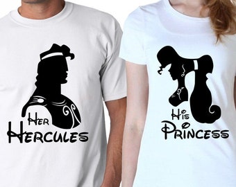 Her Hercules His Princess Couples Set Cut Files | Cricut | Silhouette Cameo | SvG | Digital Files | PDF | Eps | DXF | PNG | Hercules