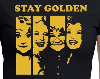Stay Golden Cut Files | Cricut | Silhouette Cameo | Svg Cut Files | Digital Files | PDF | Eps | DXF | PNG | Golden Girls Inspired