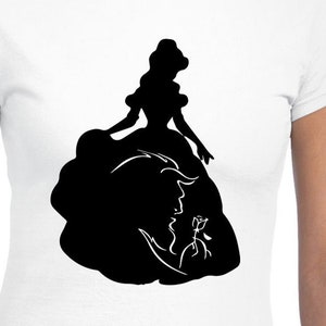 Belle Cut Files / Cricut / Silhouette Cameo / Svg Cut Files / Digital Files / PDF / Eps / DXF / PNG / Beauty And The Beast