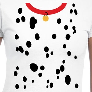 Dalmation Costume Shirt Cut Files | Cricut | Silhouette Cameo | SvG Cut Files | Digital Files | PDF | Eps | DXF | PNG | 101 Dalmations