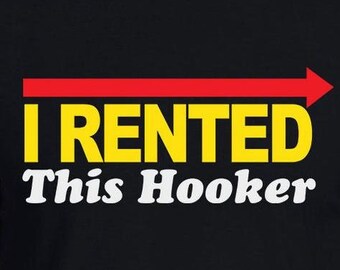 I Rented This Hooker Cut Files | Cricut | Silhouette Cameo | Svg Cut Files | Digital Files | PDF | Eps | DXF | PNG | Eastbound & Down