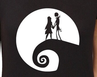 The Nightmare Before Christmas Cut Files | Cricut | Silhouette Cameo | Svg | Digital Files | PDF | Eps | DXF | PNG | Jack And Sally