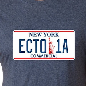 Ecto 1 License Plate Cut Files | Cricut | Silhouette Cameo | Svg Cut Files | Digital Files | PDF | Eps | DXF | PNG | Ghostbusters
