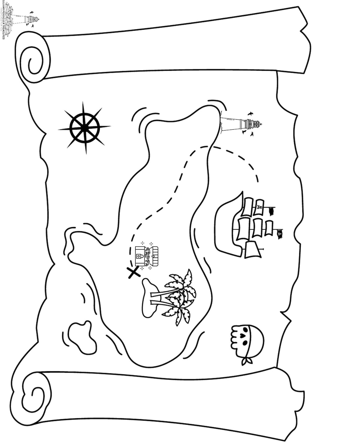 Pirate Treasure Hunt Printable Bundle With Pirate Hat, Shiny Cutlass &amp; Hook, Ship Rats, and ...