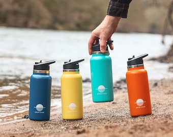 Water Bottle Bundle |  Double Insulated Stainless Steel Water Bottles | 24 Hours Cold and 12 Hours Hot | Great for Daily Activities