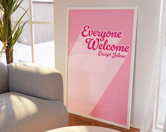 Dolly Parton Quote Print: Pink Western Wall Art