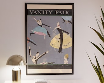Vintage Vanity Fair Magazine Cover Art Deco Poster (Digital Download)