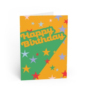 Cartão de feliz aniversário para neto Cartão brilhante Cartão de presente verde Cartão de primeiro aniversário