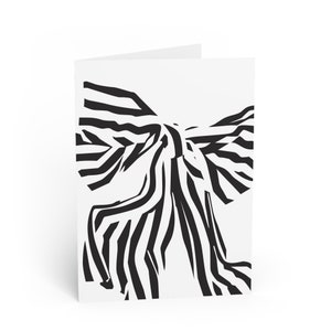 Cartão de felicitações exclusivo para o dia das mães, cartão de presente para a avó, coquete estacionário para a mãe, ilustração de arco, cartão de felicitações minimalista