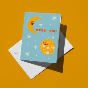 カラフルな「Miss You」グリーティングカード | 愛を伝える、心のこもったギフト、文房具、どんな場面にも合うかわいいカード、1、10、30、50枚セット
