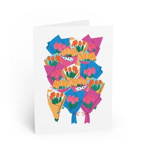 Carte de voeux unique pour la fête des mères Carte-cadeau pour grand-mère Coquette Papeterie pour maman Cadeau sincère