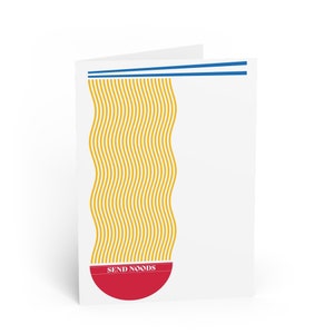 Tarjeta de regalo romántica solo porque regalo para pareja Tarjeta de cumpleaños divertida para novia Regalo lindo Enviar tarjeta Noods
